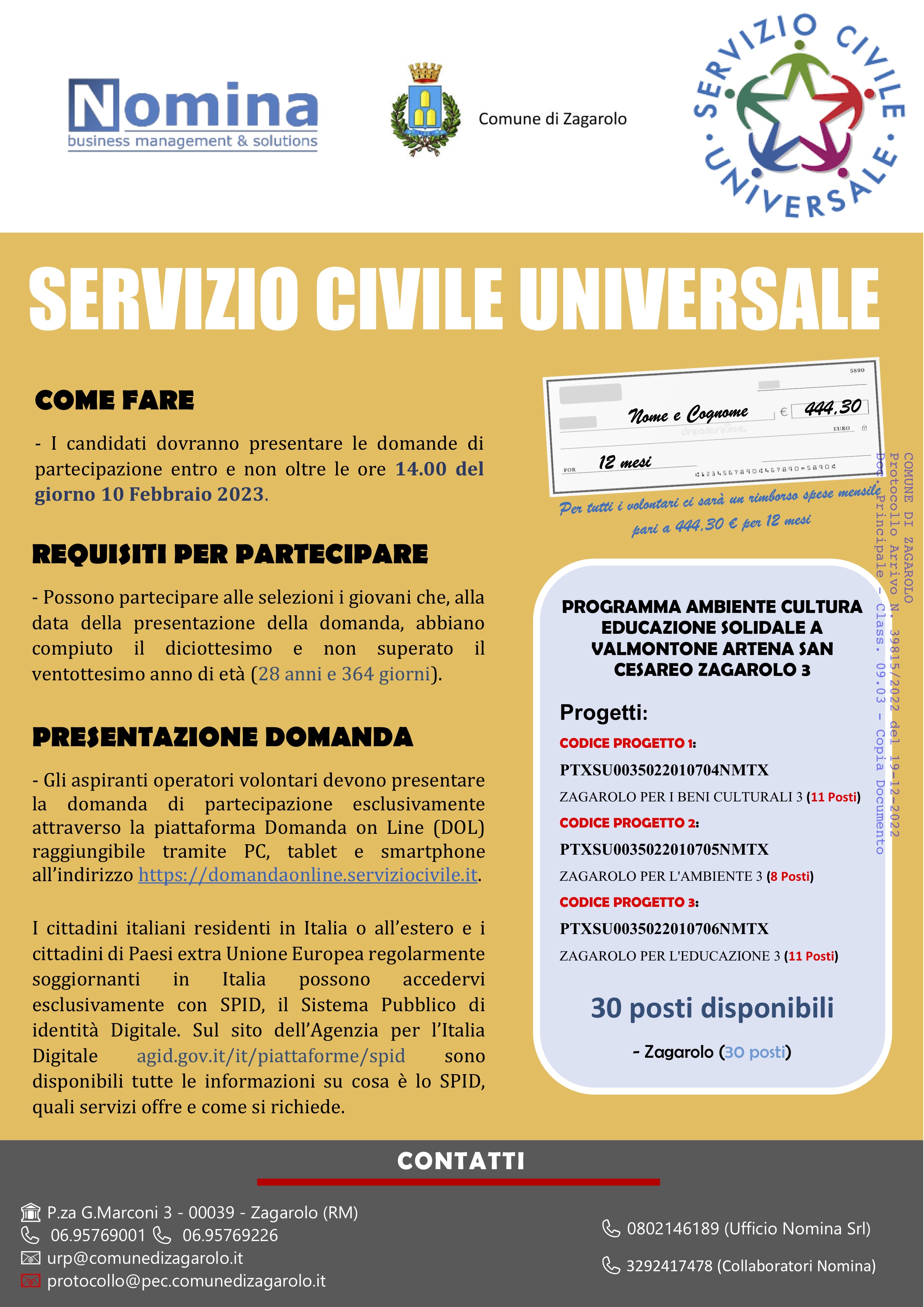 SERVIZIO CIVILE UNIVERSALE 2023-2024, PUBBLICATO IL BANDO PER DIVENTARE OPERATORE VOLONTARIO